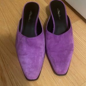 Phillip Lim Purple Mules Shoes - great for work